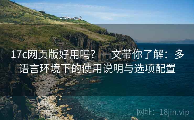 17c网页版好用吗？一文带你了解：多语言环境下的使用说明与选项配置
