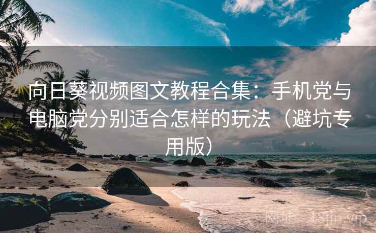向日葵视频图文教程合集：手机党与电脑党分别适合怎样的玩法（避坑专用版）