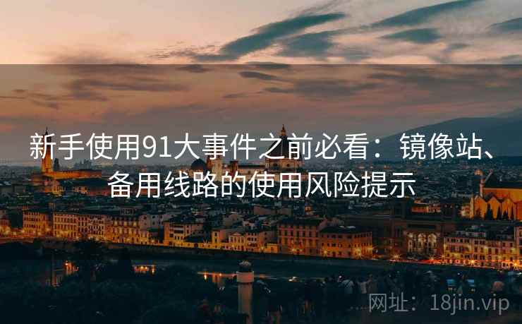 新手使用91大事件之前必看：镜像站、备用线路的使用风险提示