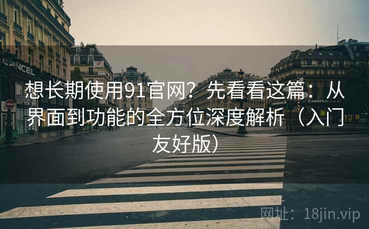 想长期使用91官网？先看看这篇：从界面到功能的全方位深度解析（入门友好版）