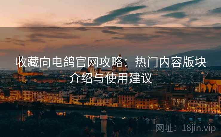 收藏向电鸽官网攻略：热门内容版块介绍与使用建议
